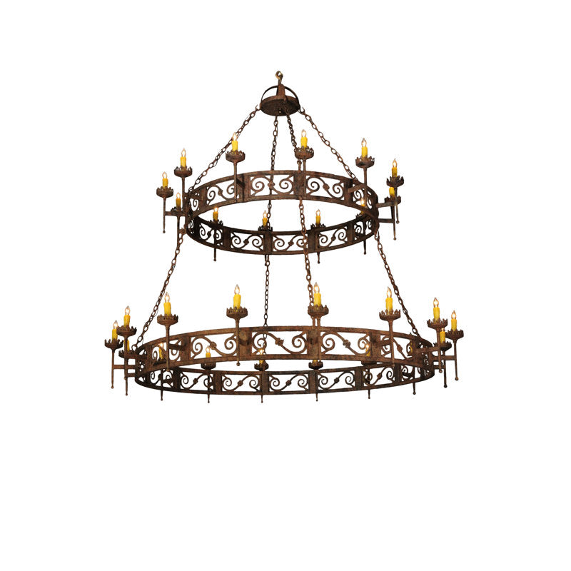 Rustic Lodge 16 - Light Chandelier