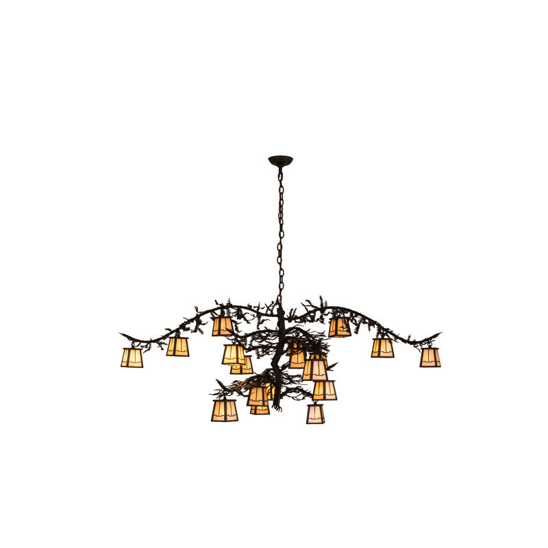 Rustic Lodge 18 - Light Chandelier