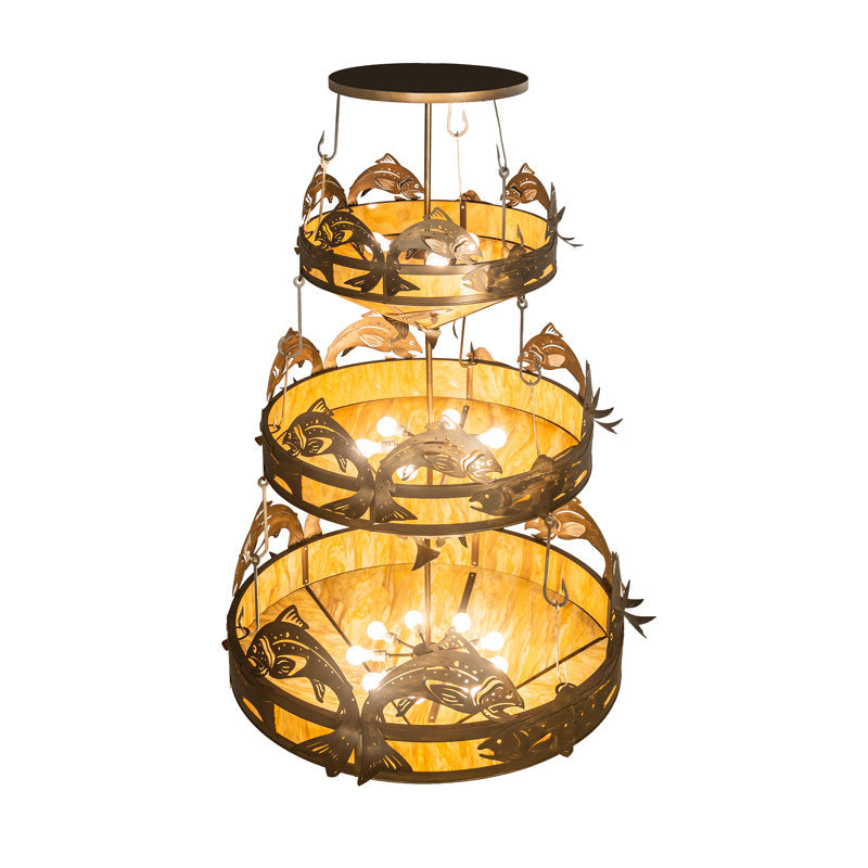 Rustic Lodge 18 - Light Chandelier