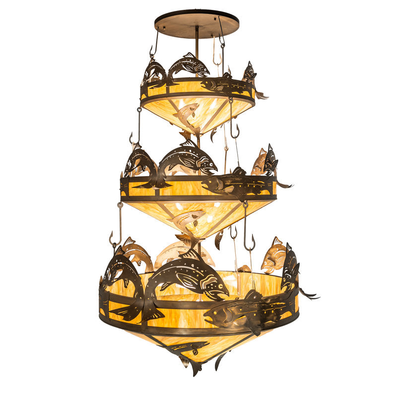 Rustic Lodge 18 - Light Chandelier