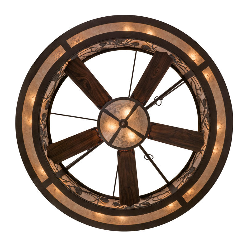 Rustic Lodge 19 - Light Chandelier