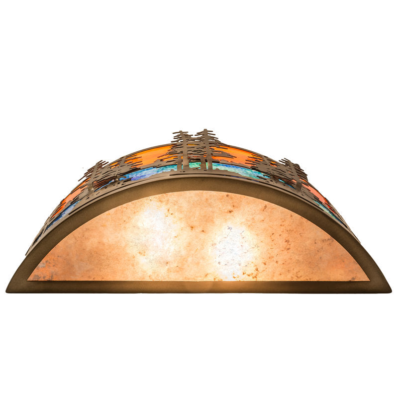 Rustic Lodge 1 - Light Flush Mounted Sconce