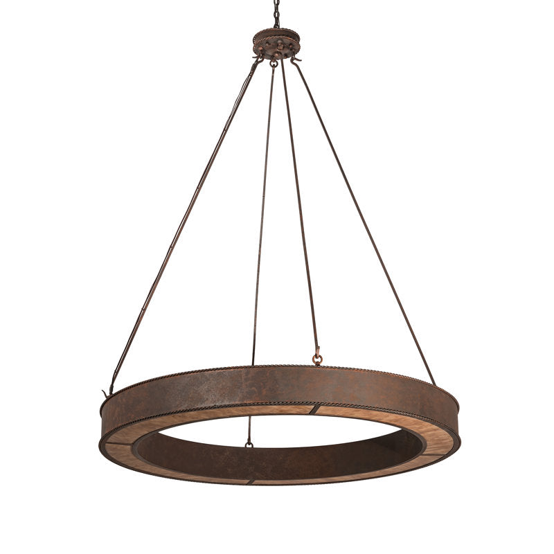 Rustic Lodge 1 - Light LED Chandelier