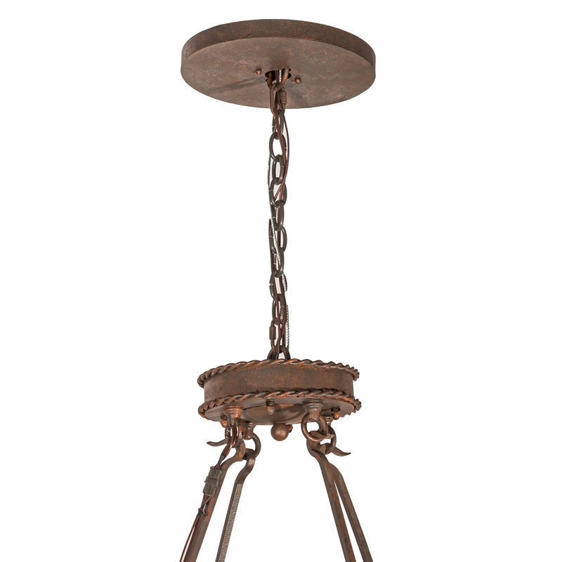 Rustic Lodge 1 - Light LED Chandelier
