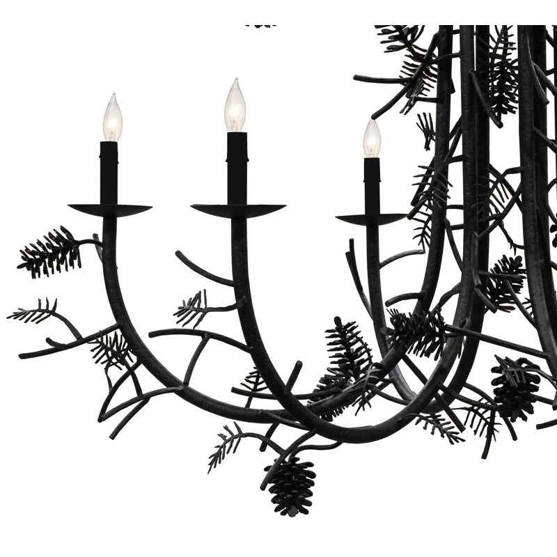 Rustic Lodge 24 - Light Chandelier