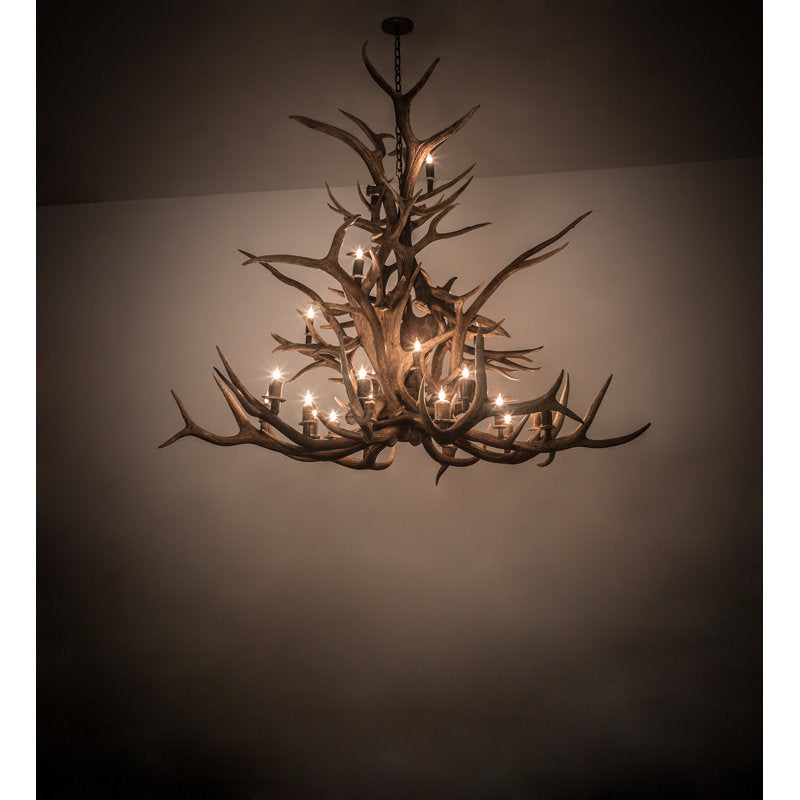 Rustic Lodge 24 - Light Chandelier