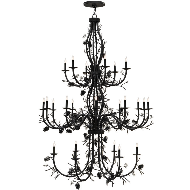 Rustic Lodge 24 - Light Chandelier