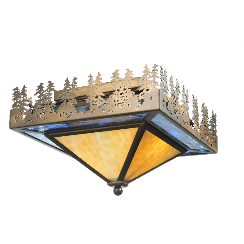 Rustic Lodge 2 - Light Flush Mount