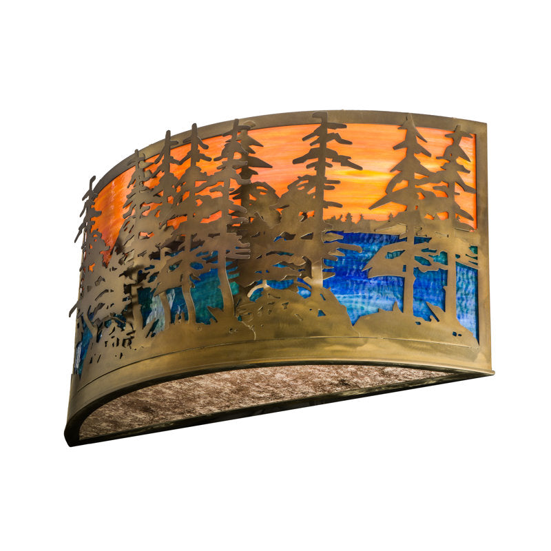 Rustic Lodge 2 - Light Flush Mounted Sconce