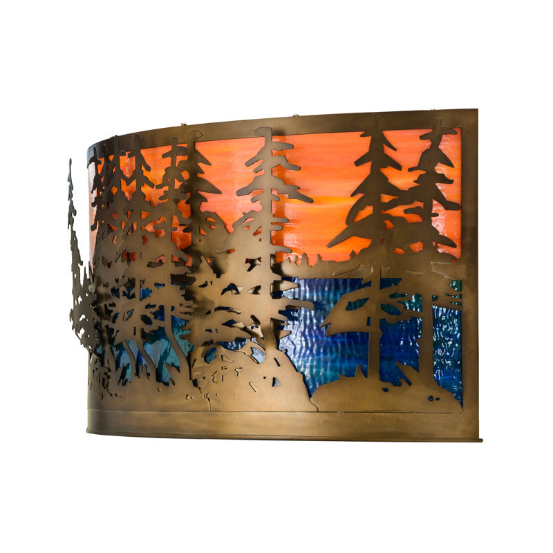 Rustic Lodge 2 - Light Flush Mounted Sconce