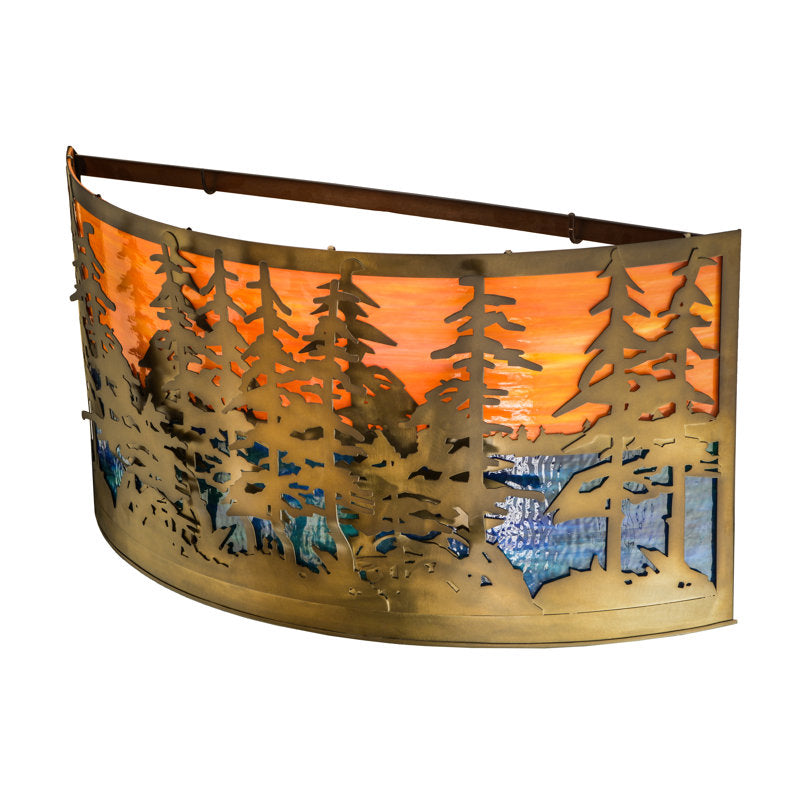 Rustic Lodge 2 - Light Flush Mounted Sconce