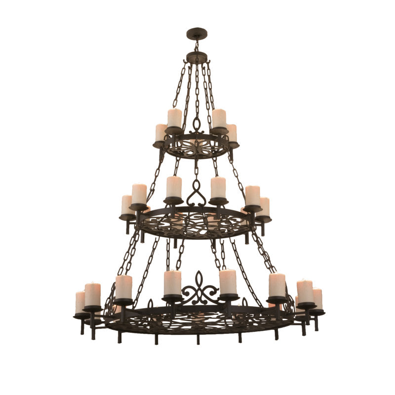 Rustic Lodge 30 - Light Chandelier