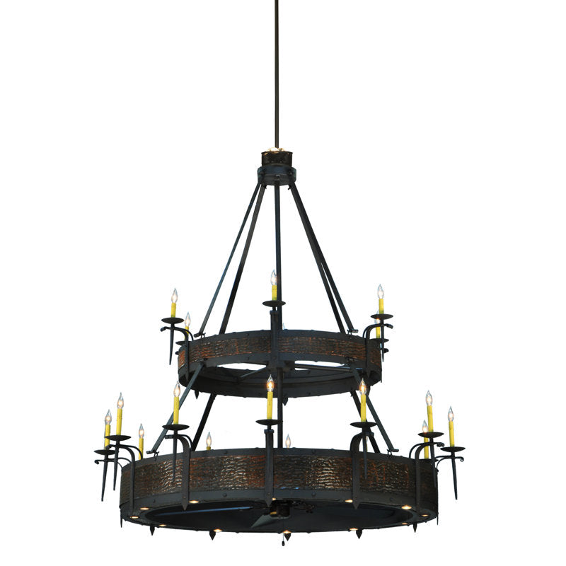 Rustic Lodge 34 - Light Chandelier