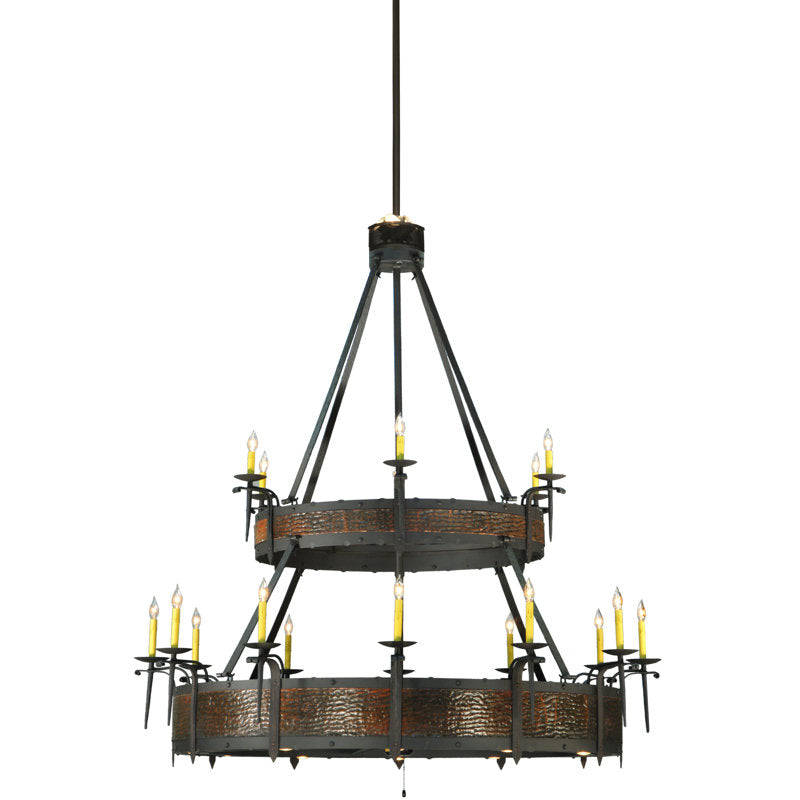 Rustic Lodge 34 - Light Chandelier