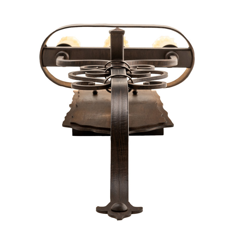 Rustic Lodge 3 - Light Candle Wall Light