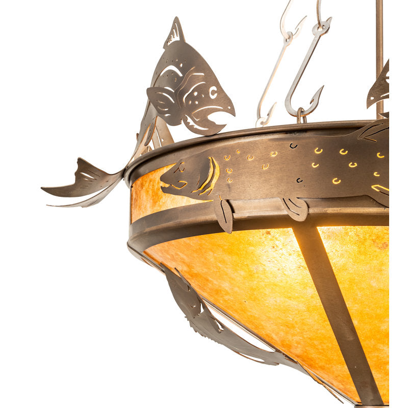 Rustic Lodge 4 - Light Chandelier