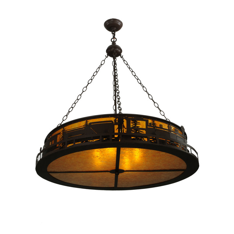 Rustic Lodge 4 - Light Chandelier
