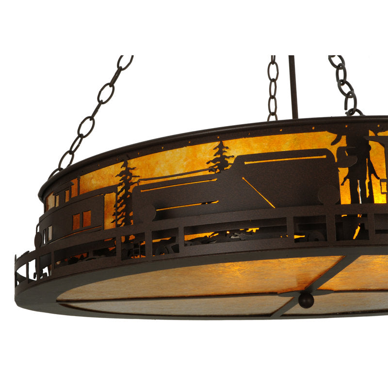 Rustic Lodge 4 - Light Chandelier
