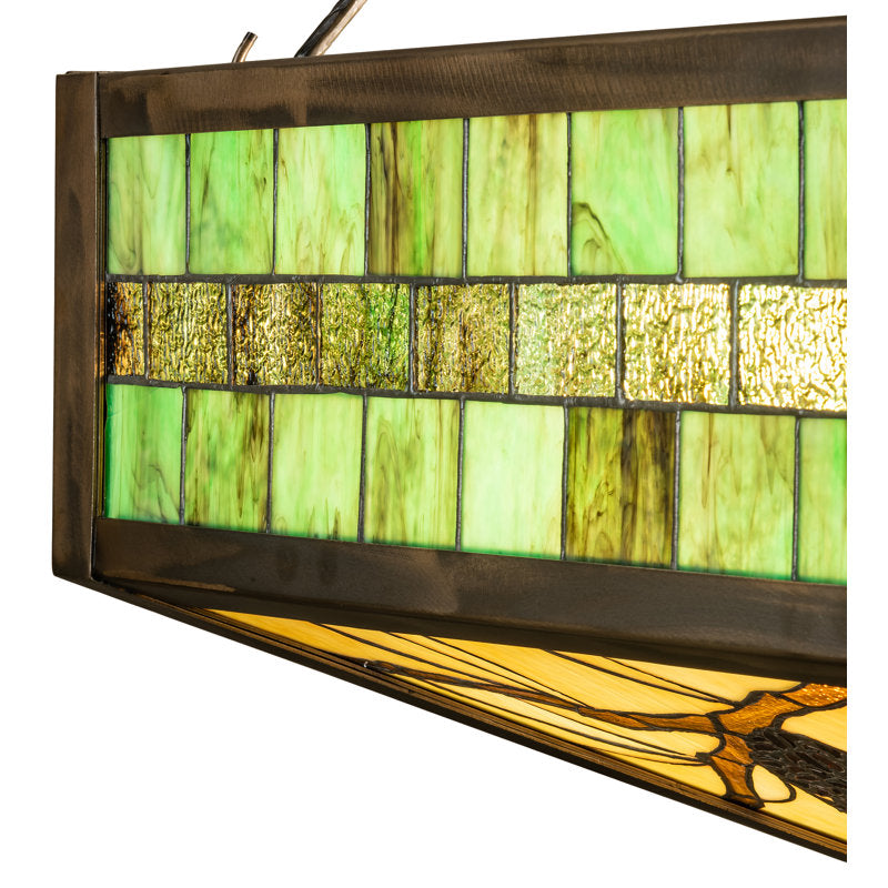 Rustic Lodge 4 - Light Semi Flush Mount