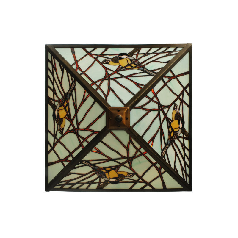 Rustic Lodge 4 - Light Semi Flush Mount