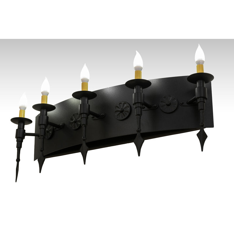 Rustic Lodge 5 - Light Candle Wall Light