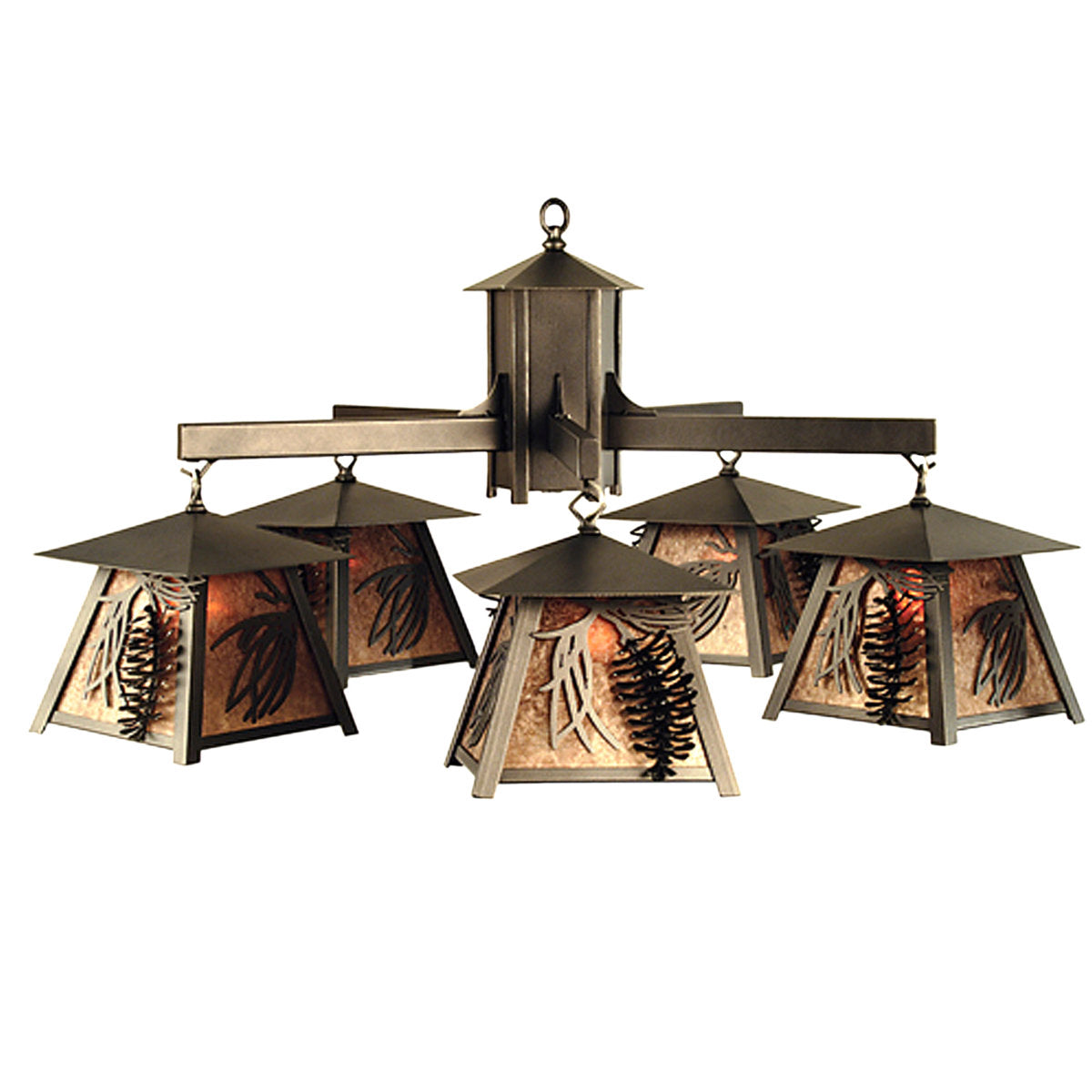 Rustic Lodge 5 - Light Chandelier