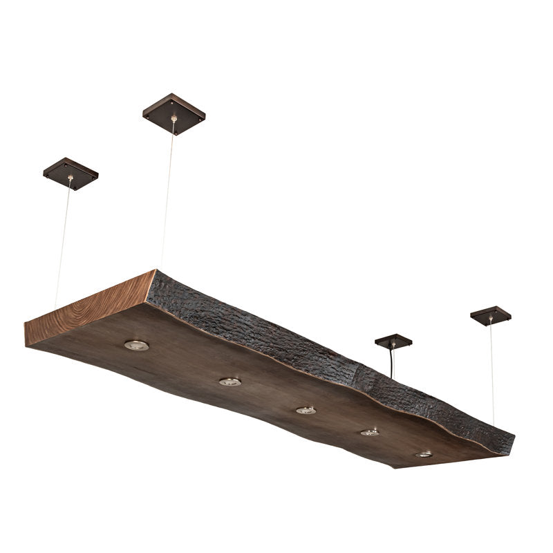 Rustic Lodge 5 - Light LED Pendant