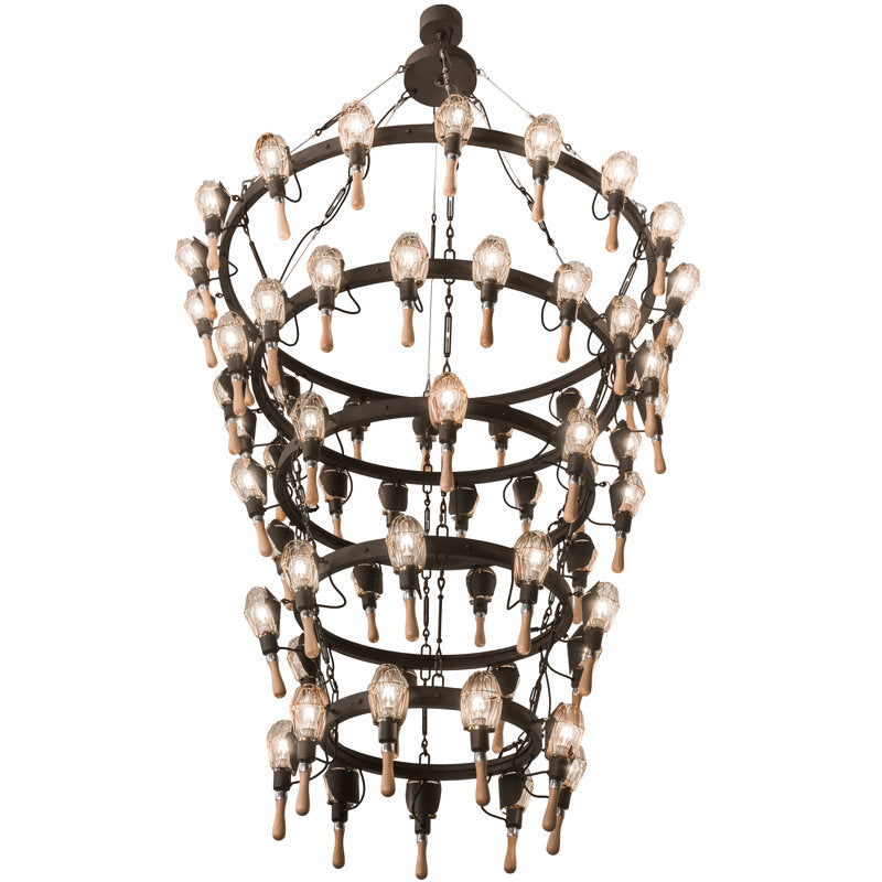 Rustic Lodge 63 - Light Chandelier