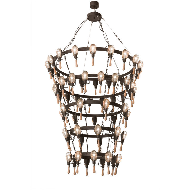 Rustic Lodge 63 - Light Chandelier