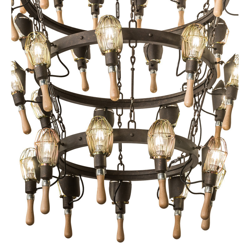 Rustic Lodge 63 - Light Chandelier