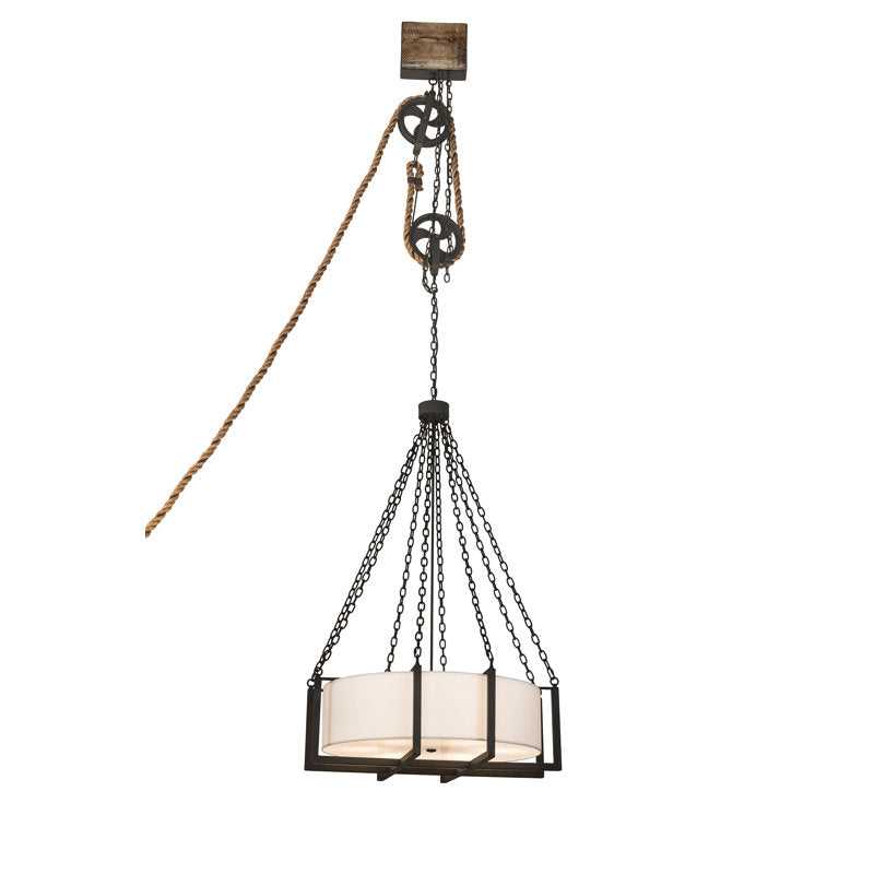 Rustic Lodge 6 - Light Chandelier