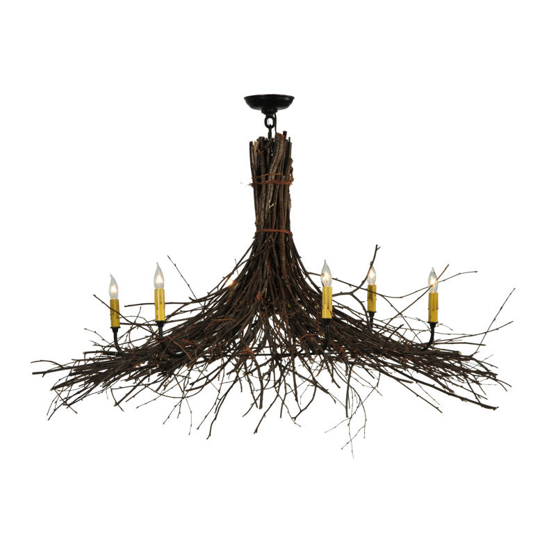 Rustic Lodge 6 - Light Chandelier