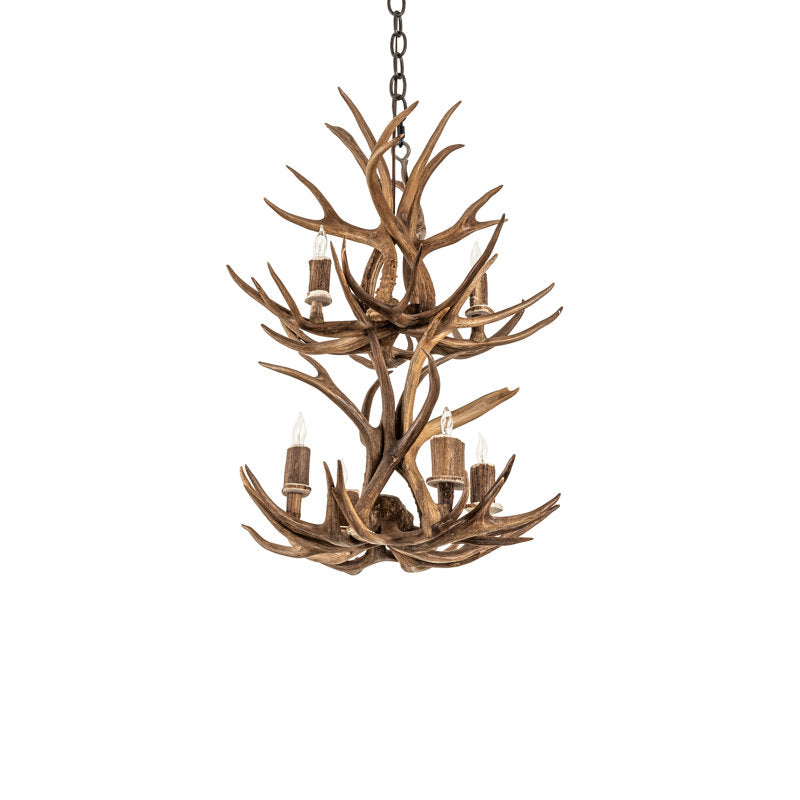 Rustic Lodge 6 - Light Chandelier