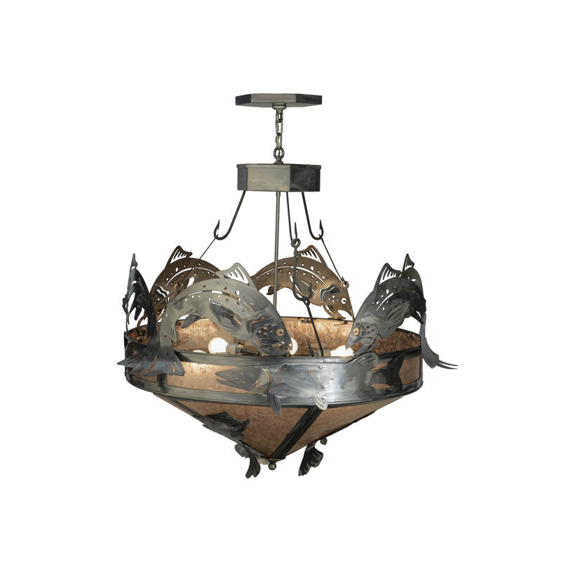 Rustic Lodge 6 - Light Chandelier
