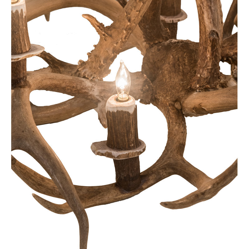 Rustic Lodge 8 - Light Chandelier