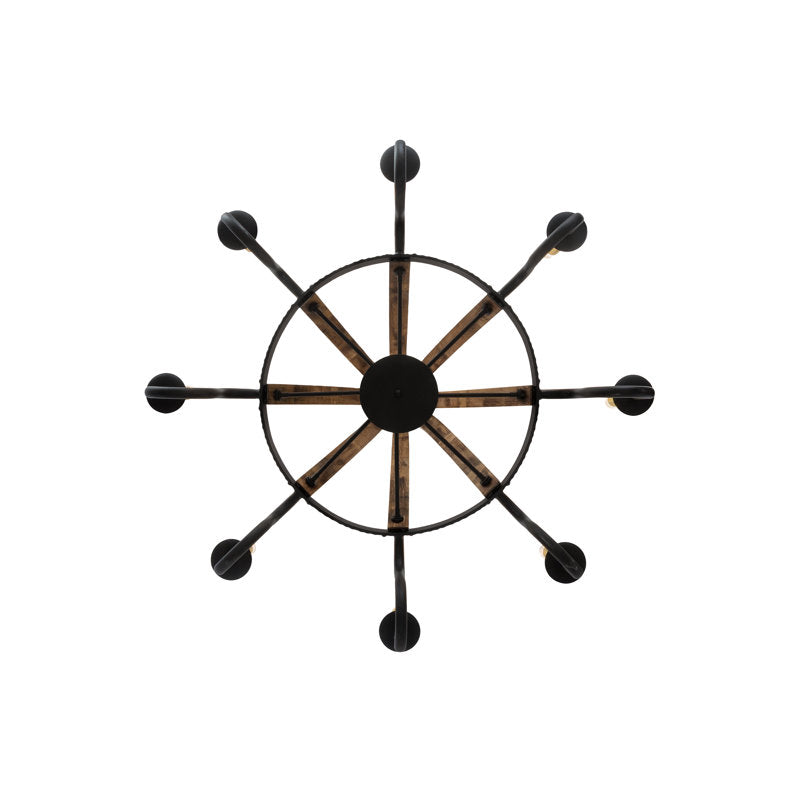 Rustic Lodge 8 - Light Chandelier (Set of 2)