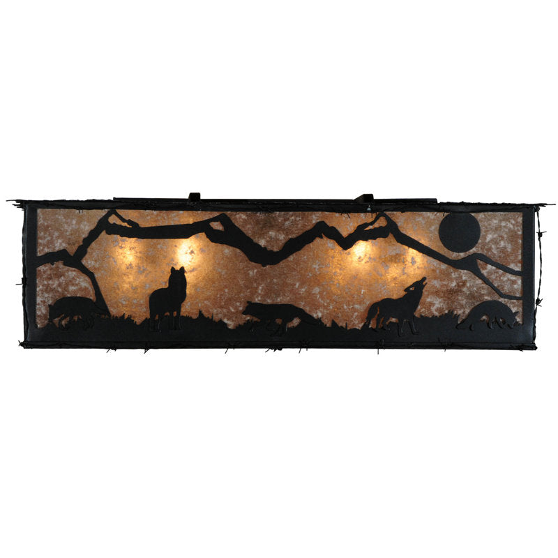 Rustic Lodge 8 - Light Flush Mount