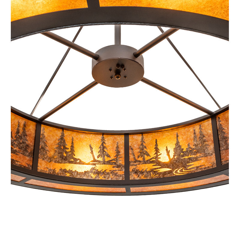 Rustic Lodge 8 - Light Pendant