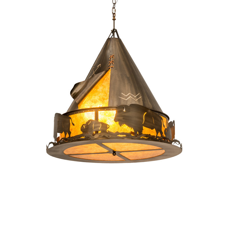 Rustic Lodge 8 - Light Pendant