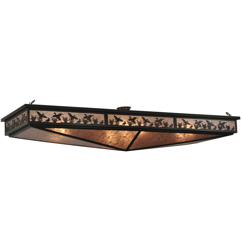Rustic Lodge 8 - Light Semi Flush Mount