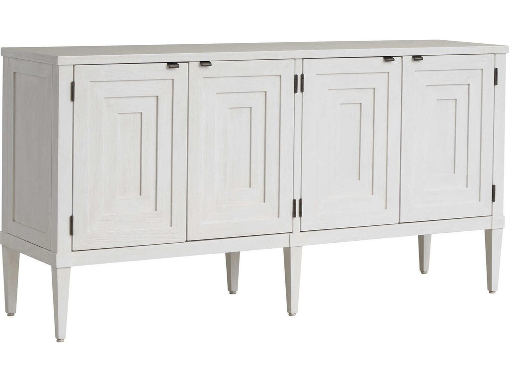 Sanibel Clearwater 68-Inch Media Console in Shell White Finish