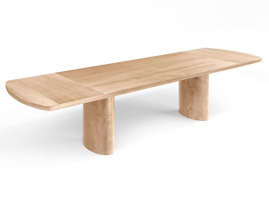 Olympia Athena Rectangle Extendable Dining Table Solid Maple Wood