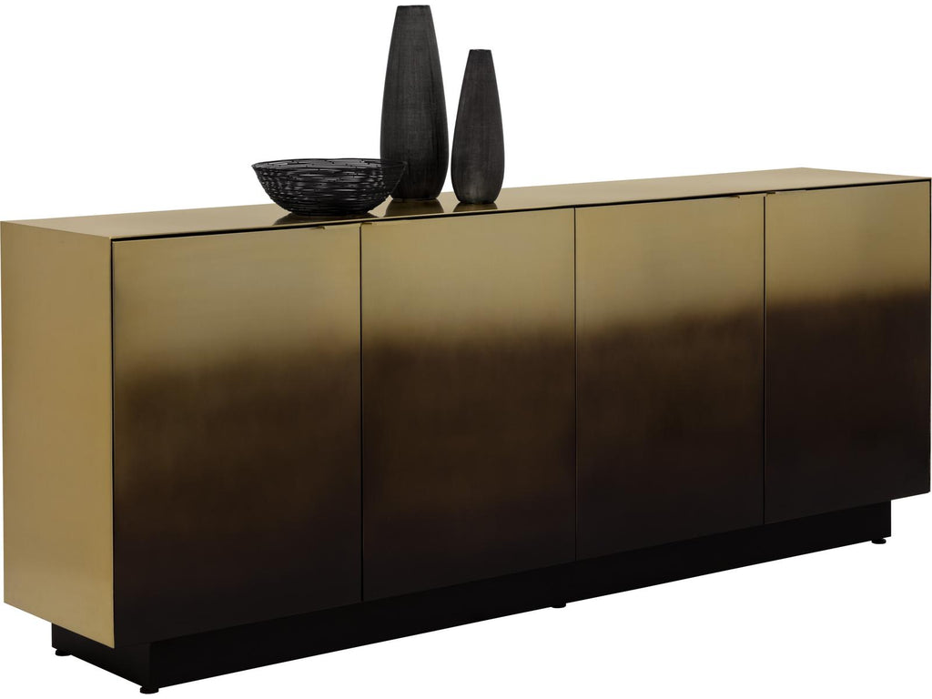 Calvosa 88" Bronze Black Sideboard