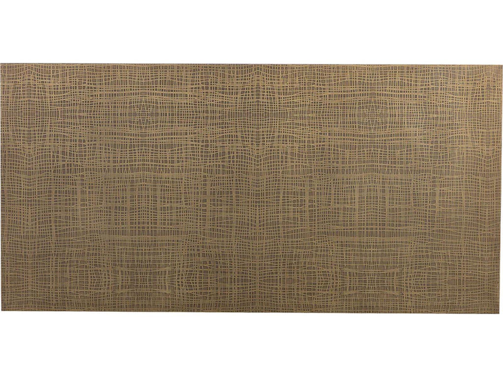Albans Rectangular Coffee Table in Burnished Brass and Black