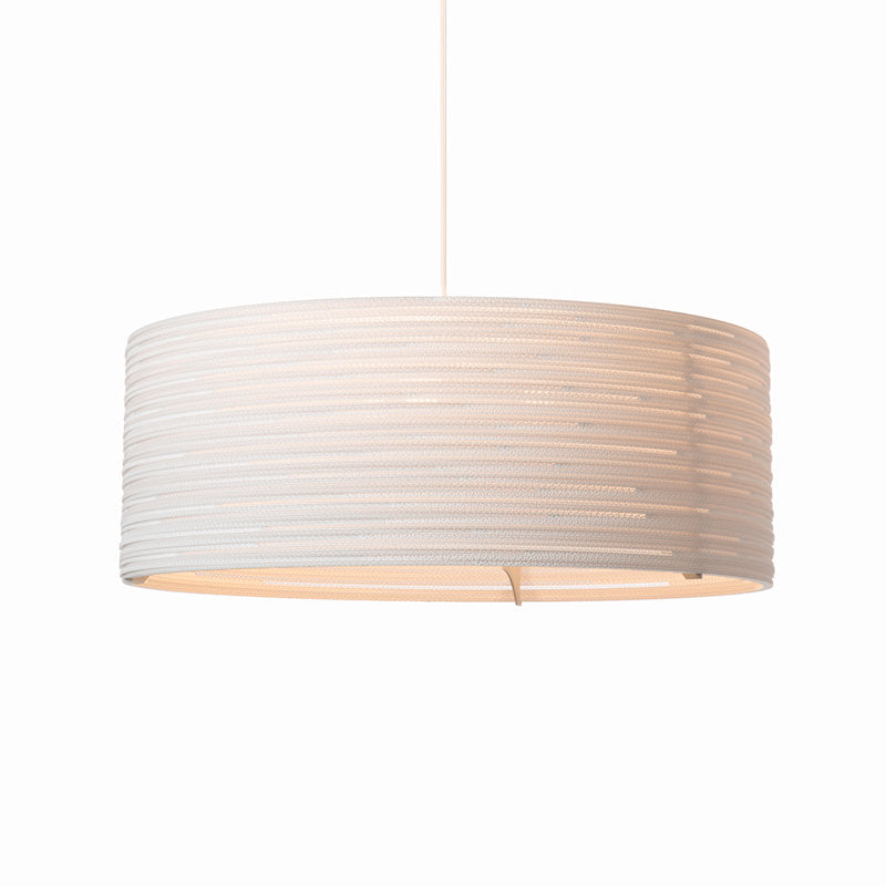 Scraplight Drum Recycled Cardboard Pendant Light