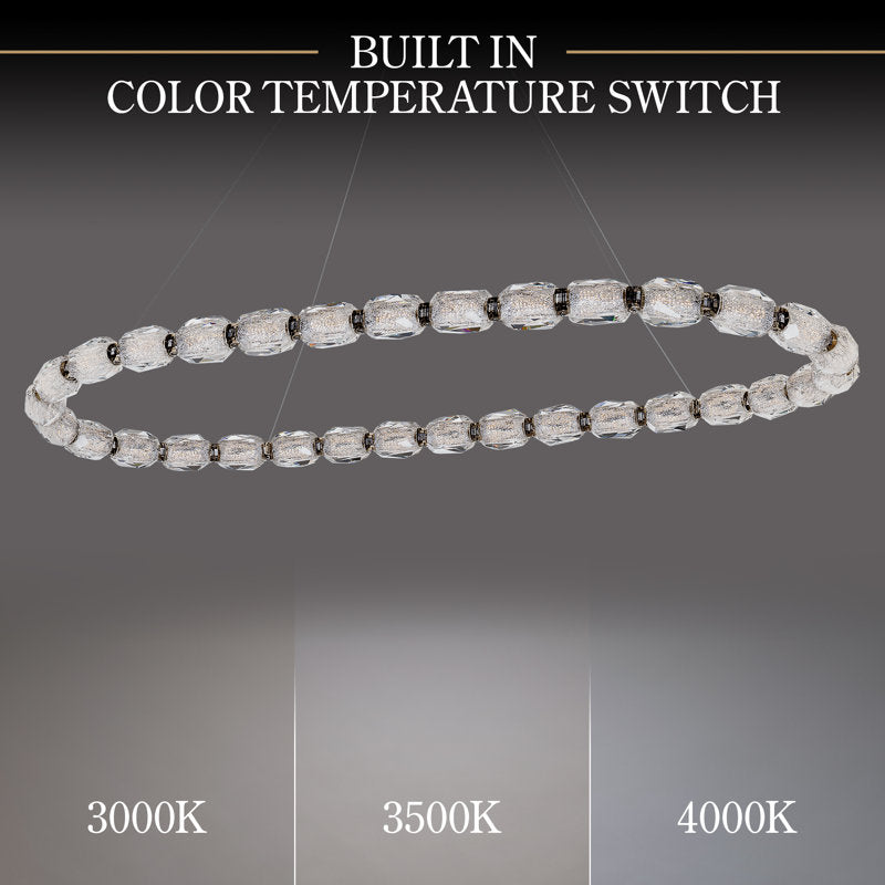 Seduction 32 Light Crystal LED Pendant