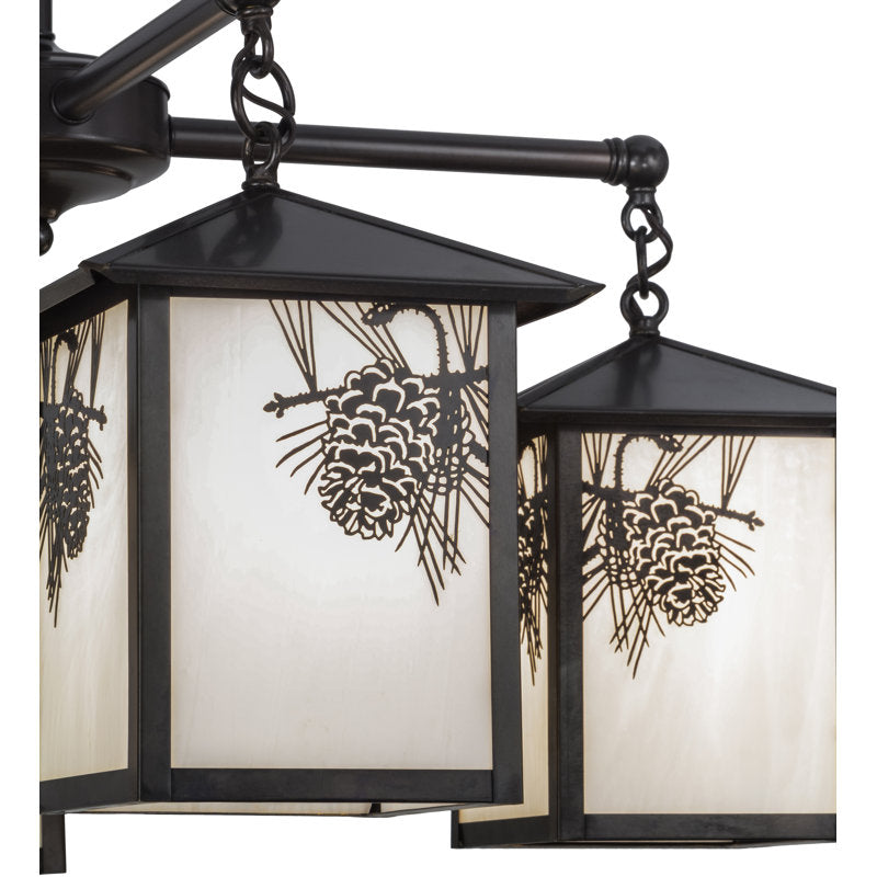 Seneca Winter Pine 4 - Light Chandelier