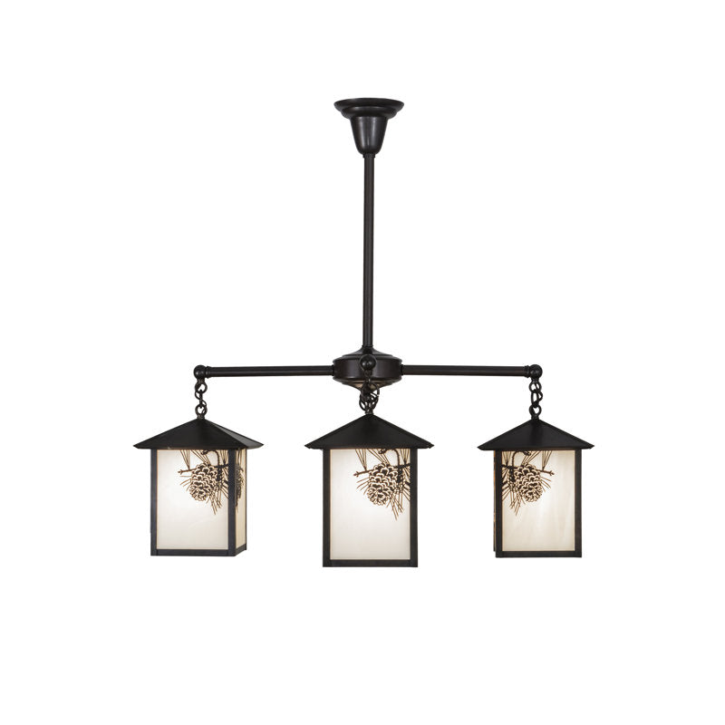 Seneca Winter Pine 4 - Light Chandelier