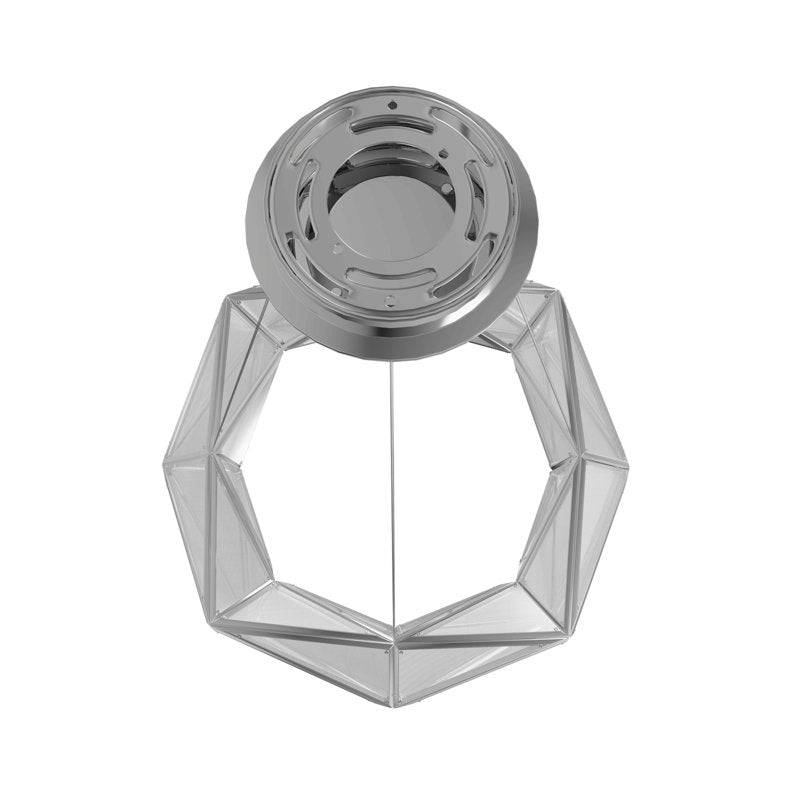 Seoul Etched Acrylic Round Pendant