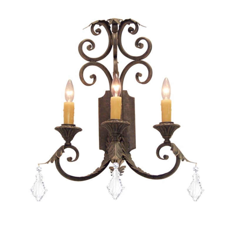 Serratina 3 - Light Candle Wall Light
